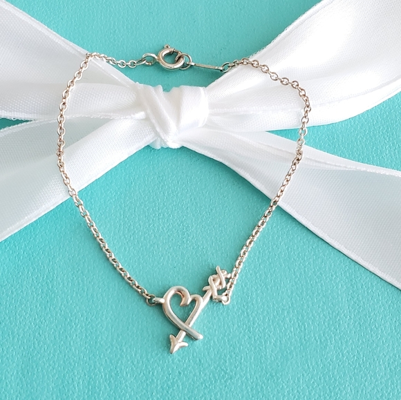 Picassos Loving Heart Arrow Bracelet 